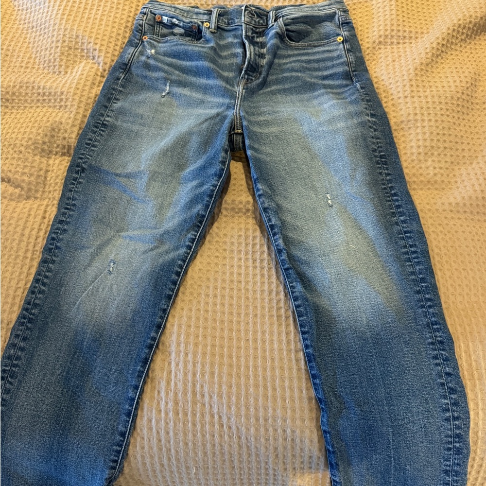 AE Mom jeans Blue Denim Jeans
